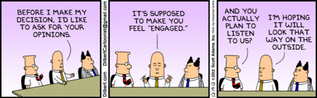 Dilbert on Engagement